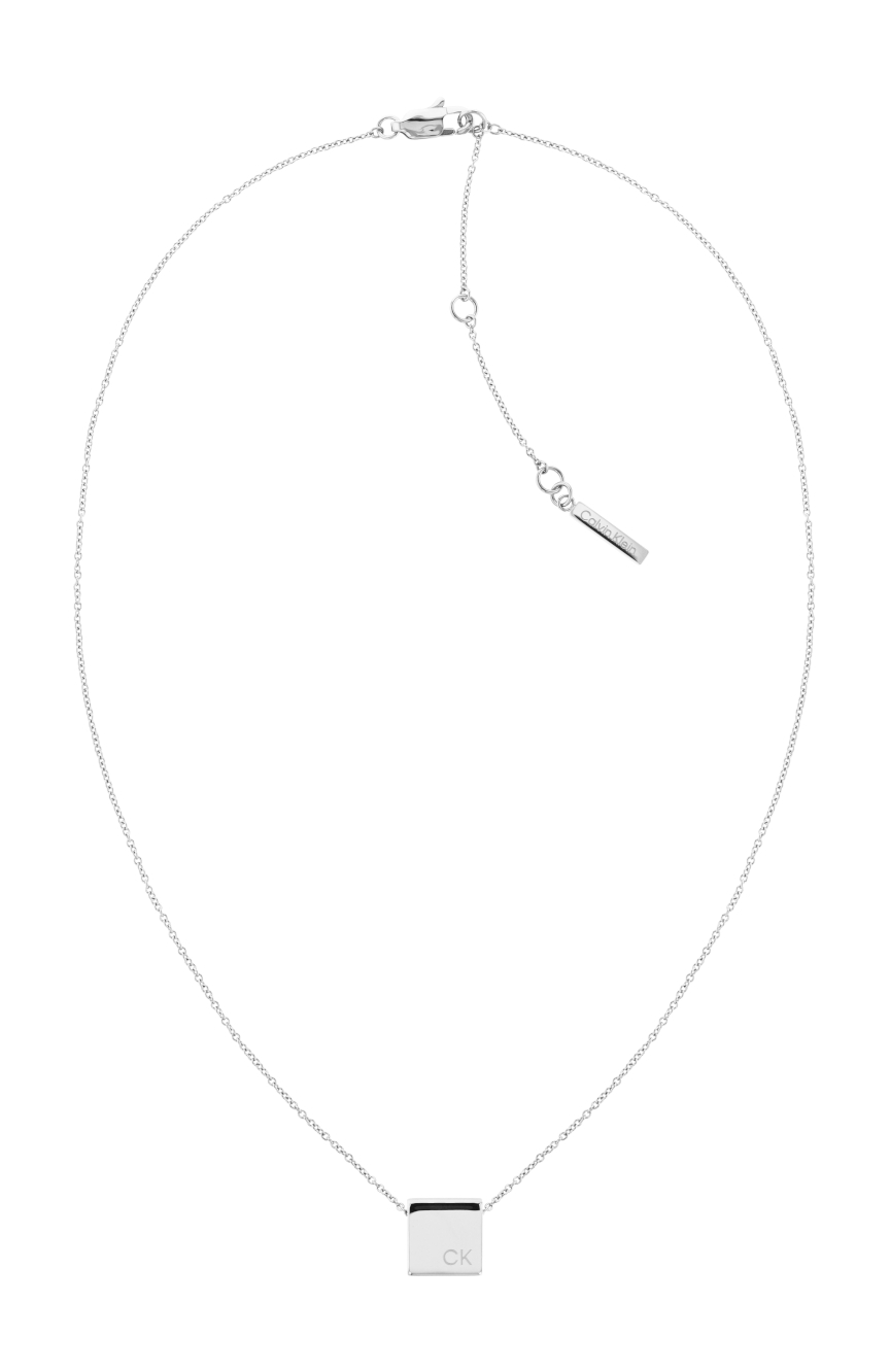 Calvin klein hotsell silver necklace