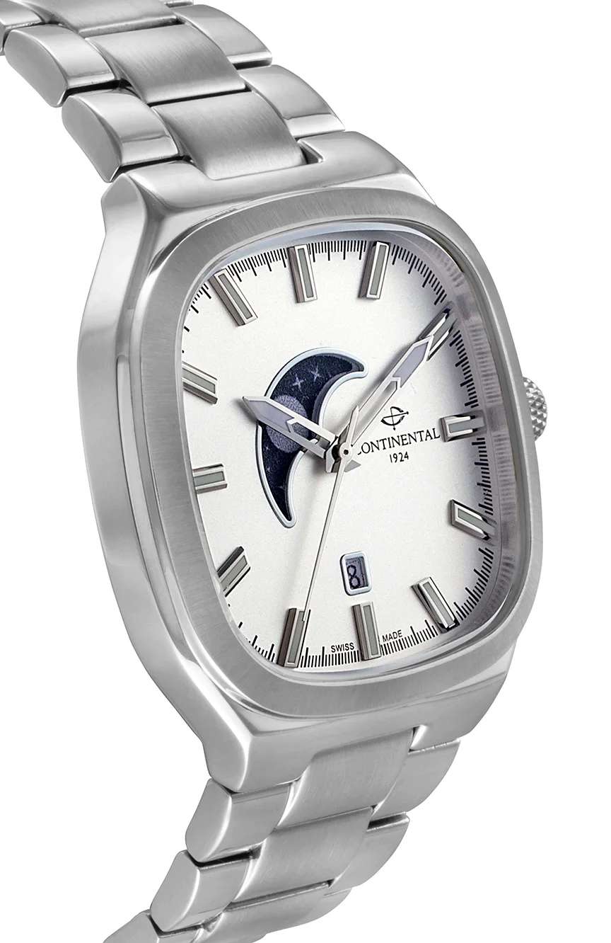 Continental Gents Silver Stainless Steel watch