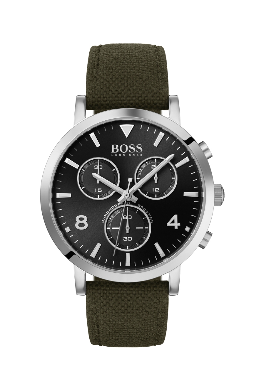 Boss Boss Mens Quartz Leather Watch 1513692