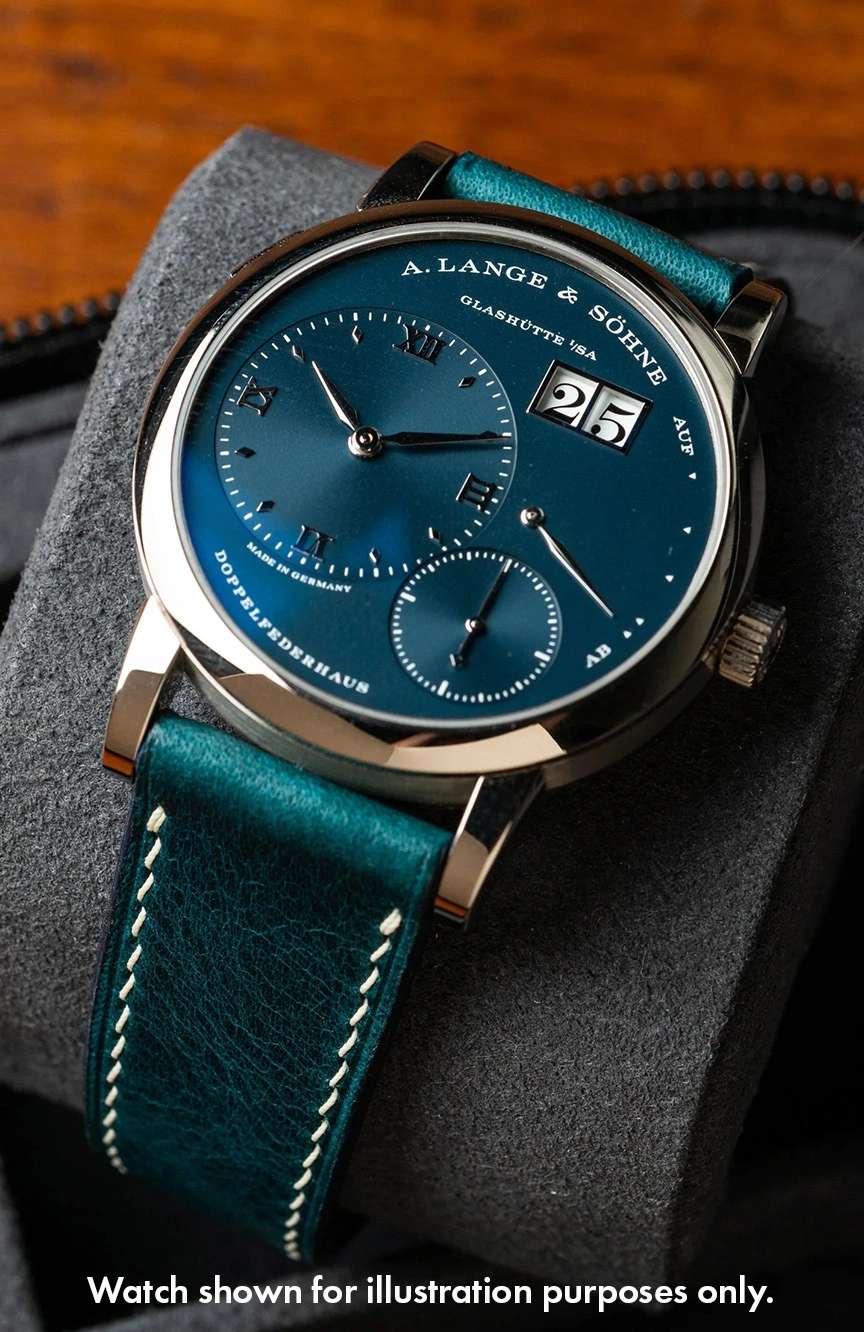 Delugs Leather - Turquoise Waxy Slim Strap