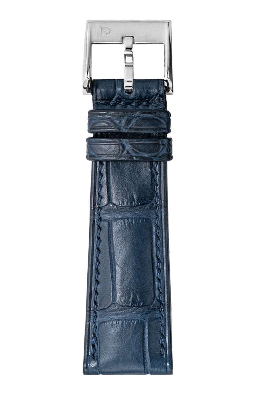 Delugs Leather - Matte Navy Alligator Signature Strap