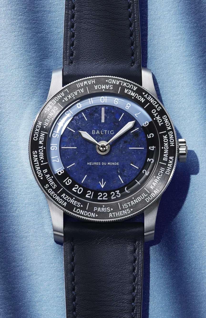 بالتيك Heures du Monde Worldtimer - Sodalite