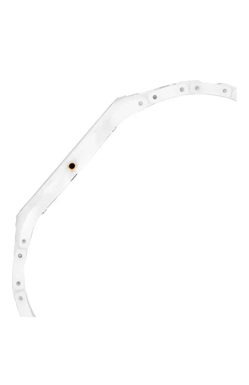 Titan Edge Ceramic White Dial Analog Ceramic Strap watch for Men