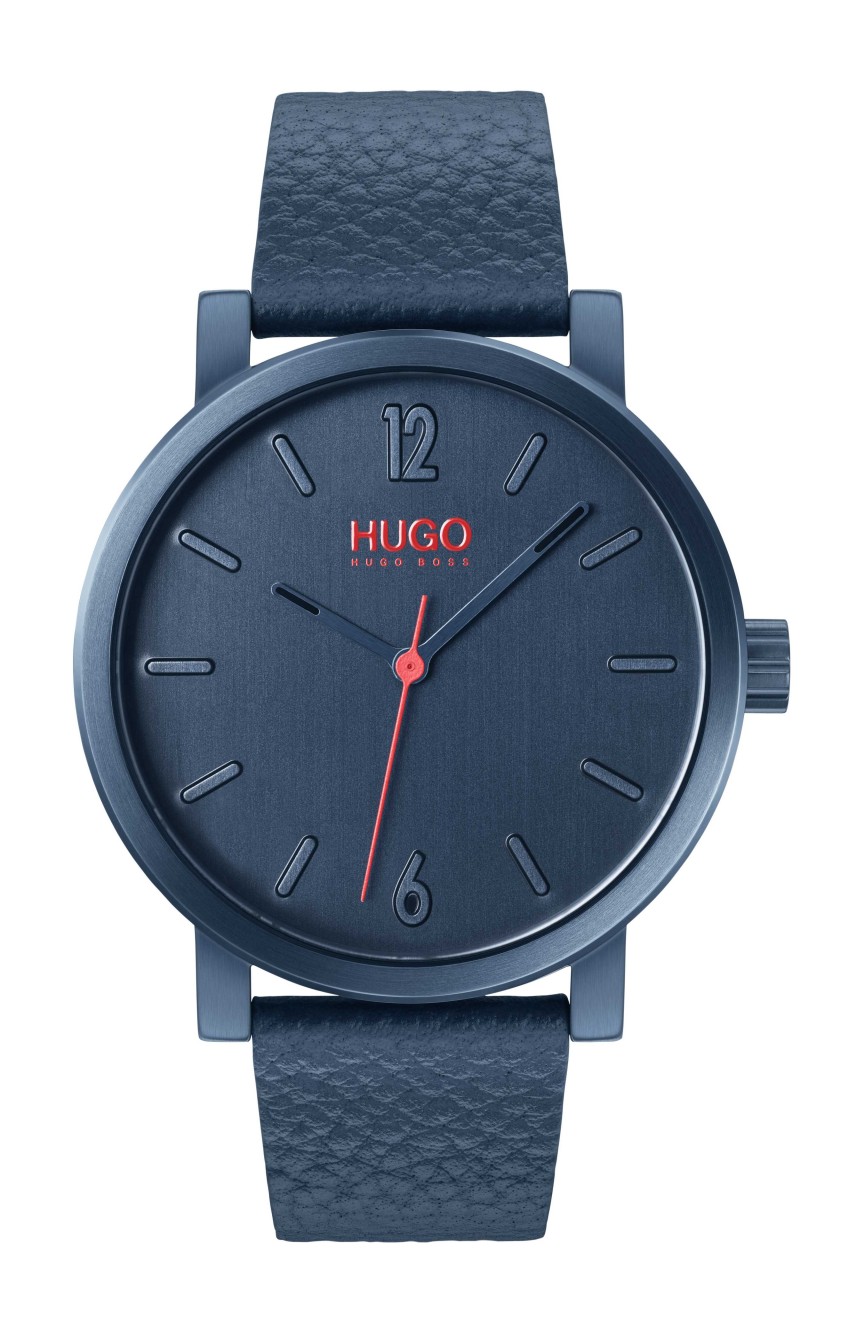 Hugo HUGO MENS QUARTZ LEATHER WATCH - 1530116