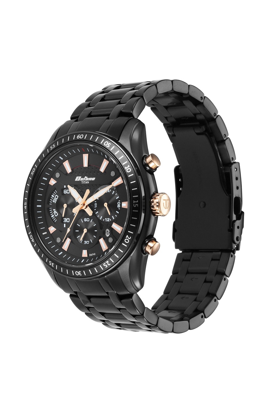 Titan octane black discount watch