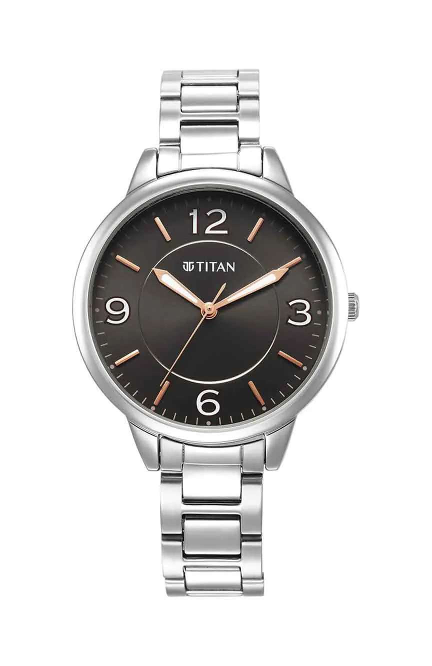 Titan Urban Anthracite Dial Analog Metal Strap watch for Women