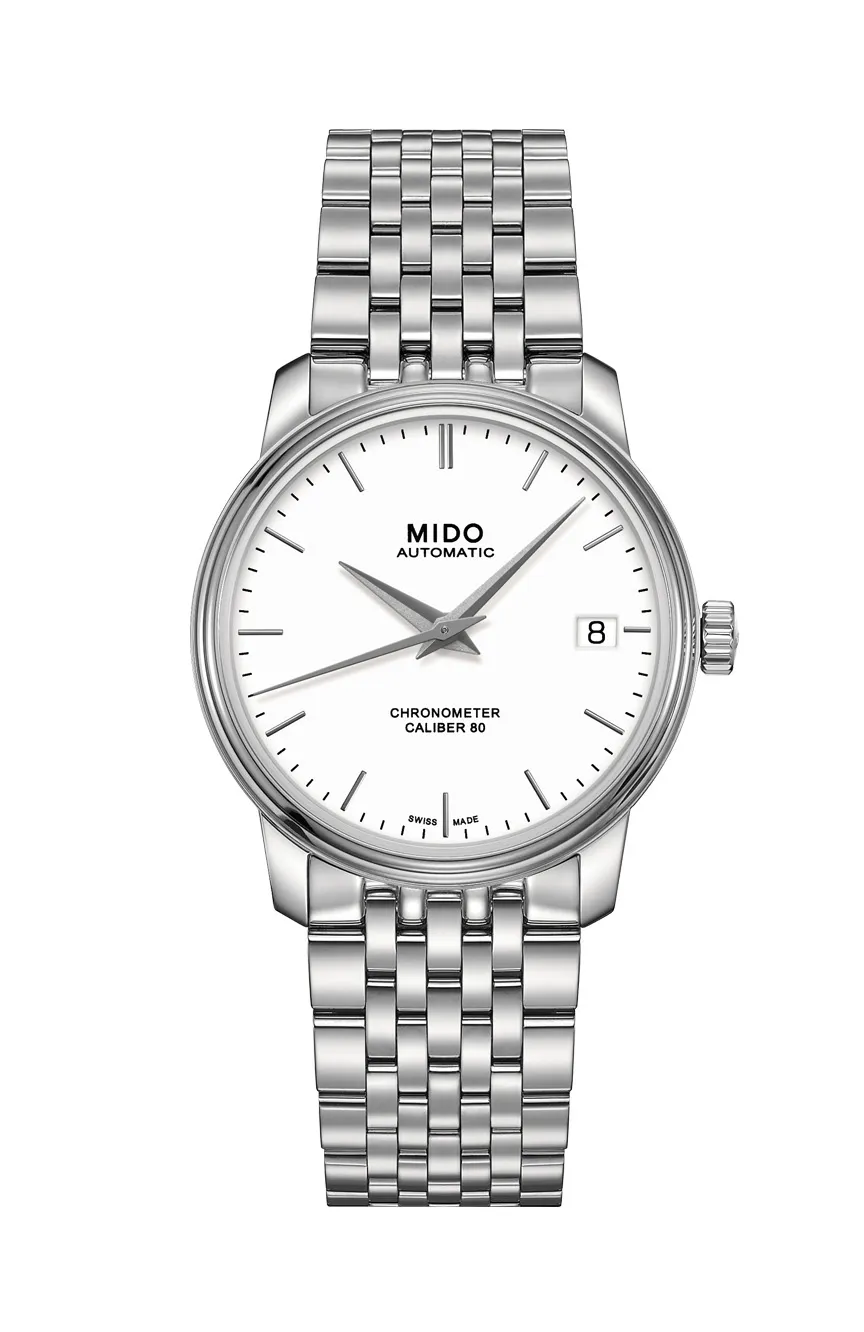 

Mido | BARONC.III/LR/COSC/STEEL/WHITE DIAL