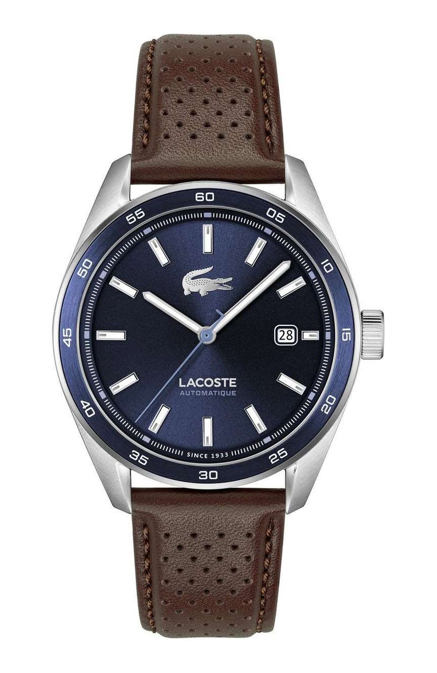 Lacoste Men Boston Round Leather 40 mm