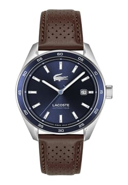 Lacoste Men Boston Round Leather 40 mm