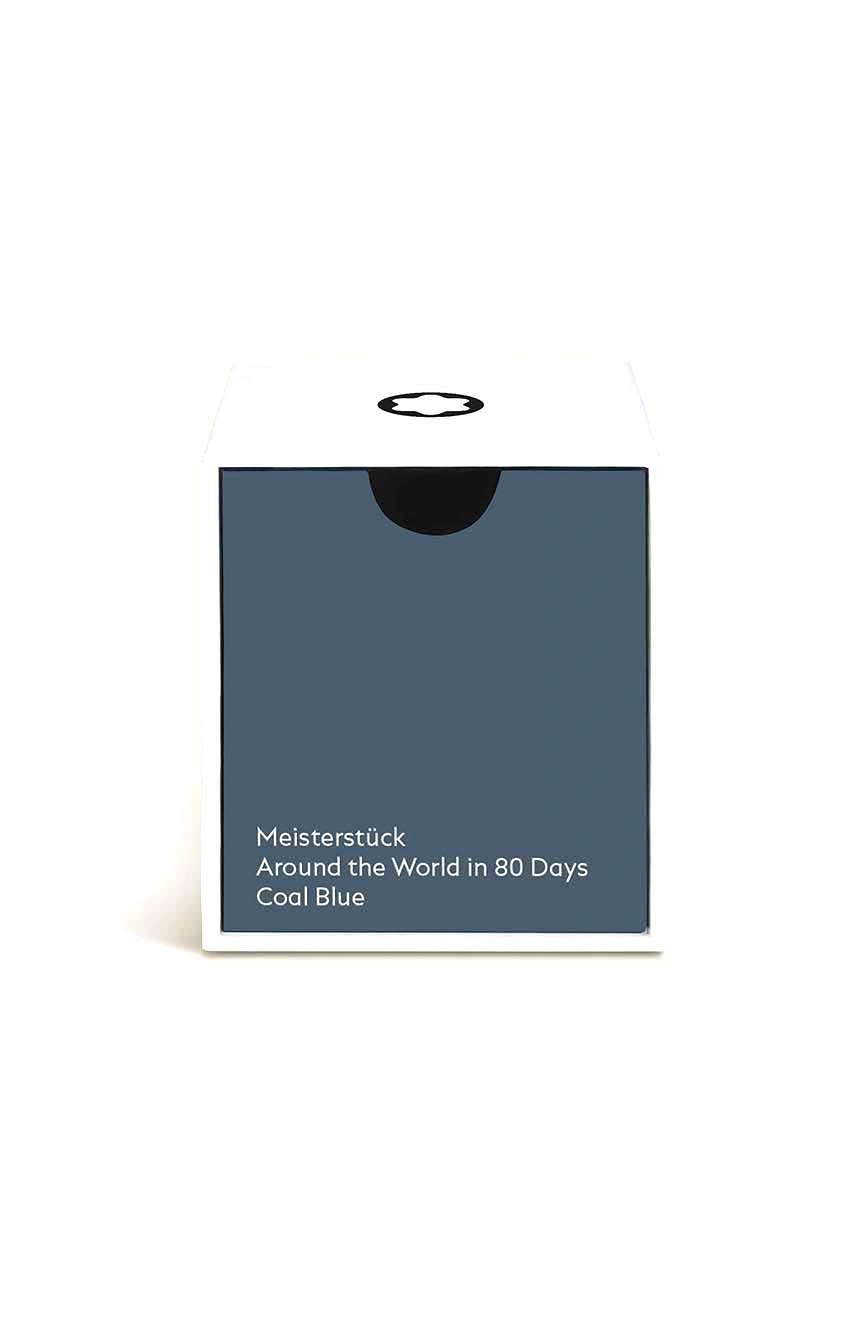 مون بلان زجاجة حبر، مايسترشتوك حول العالم في 80 يوماً، لون أزرق فحمي - 50 مل