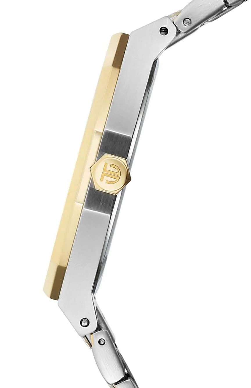 Titan Regalia Dodecagon Quartz Analog with Date Silver Dial Two Toned Stainless Steel Strap Watch For Men