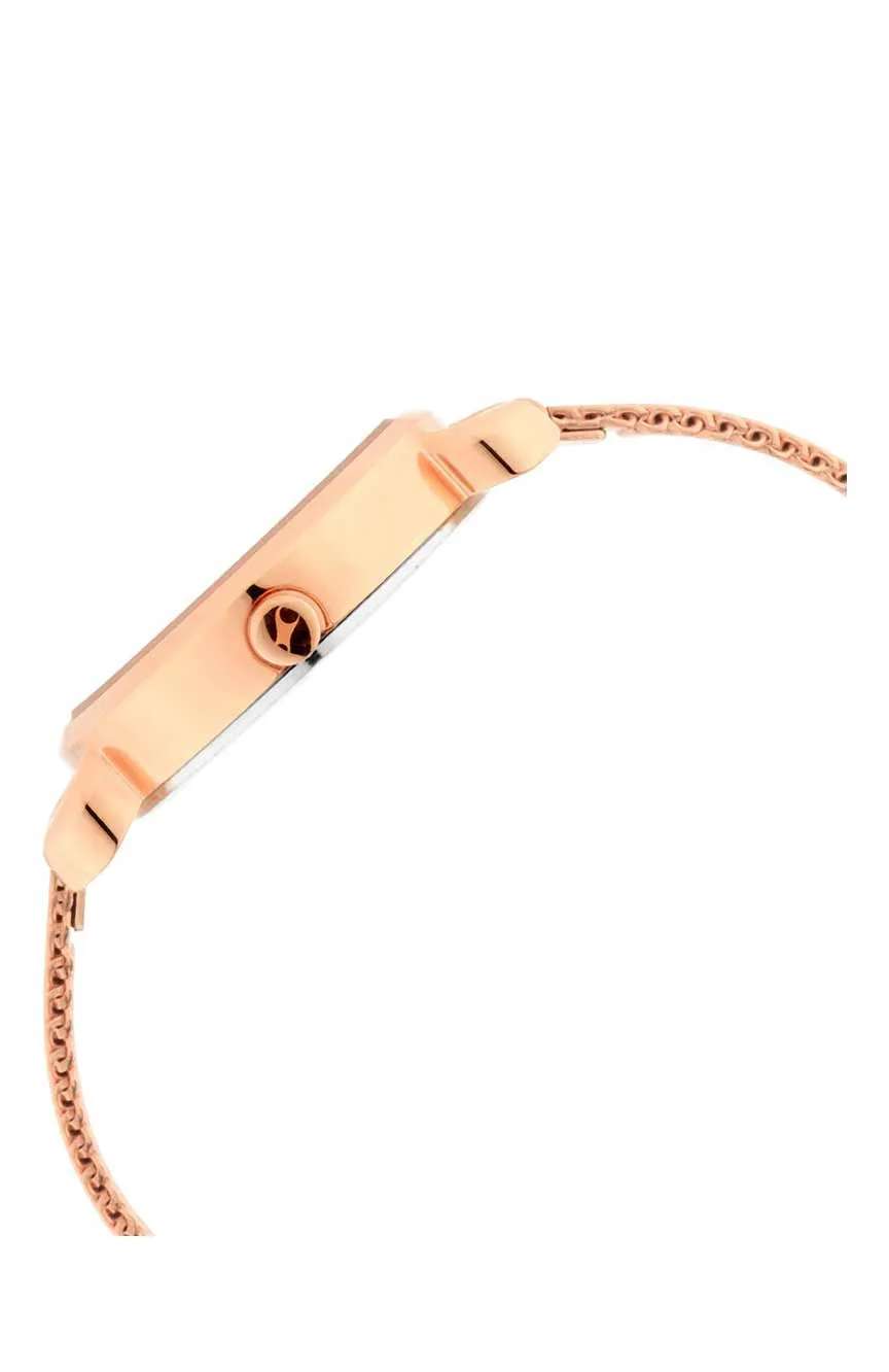 Titan Fastrack Animal Print Quartz Analog Bicolour Dial Stainless Steel Strap Watch for Girls