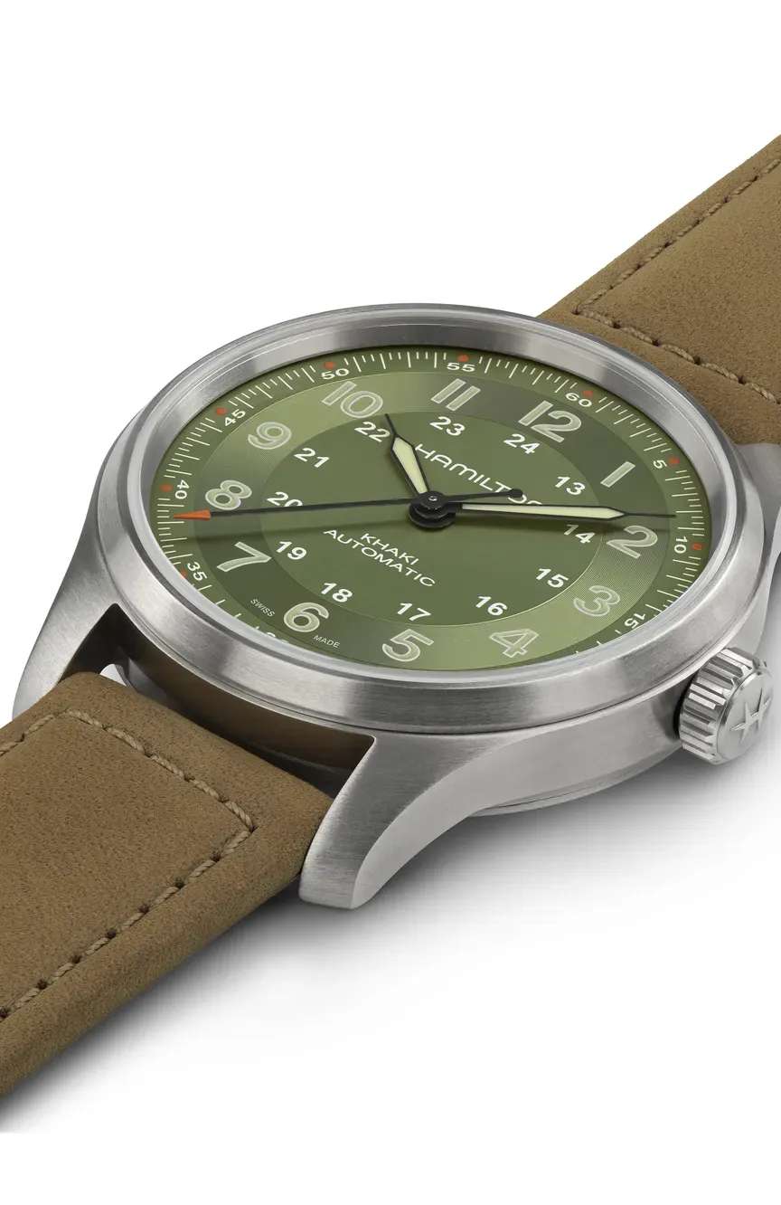 هاملتون ساعة كاكي فيلد تيتانيوم أوتوماتيك