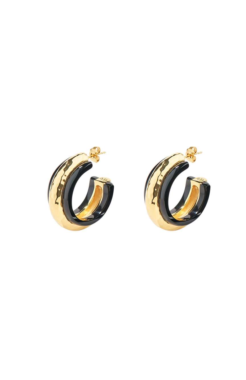 Aurelie Bidermann Nazca Noir Earrings