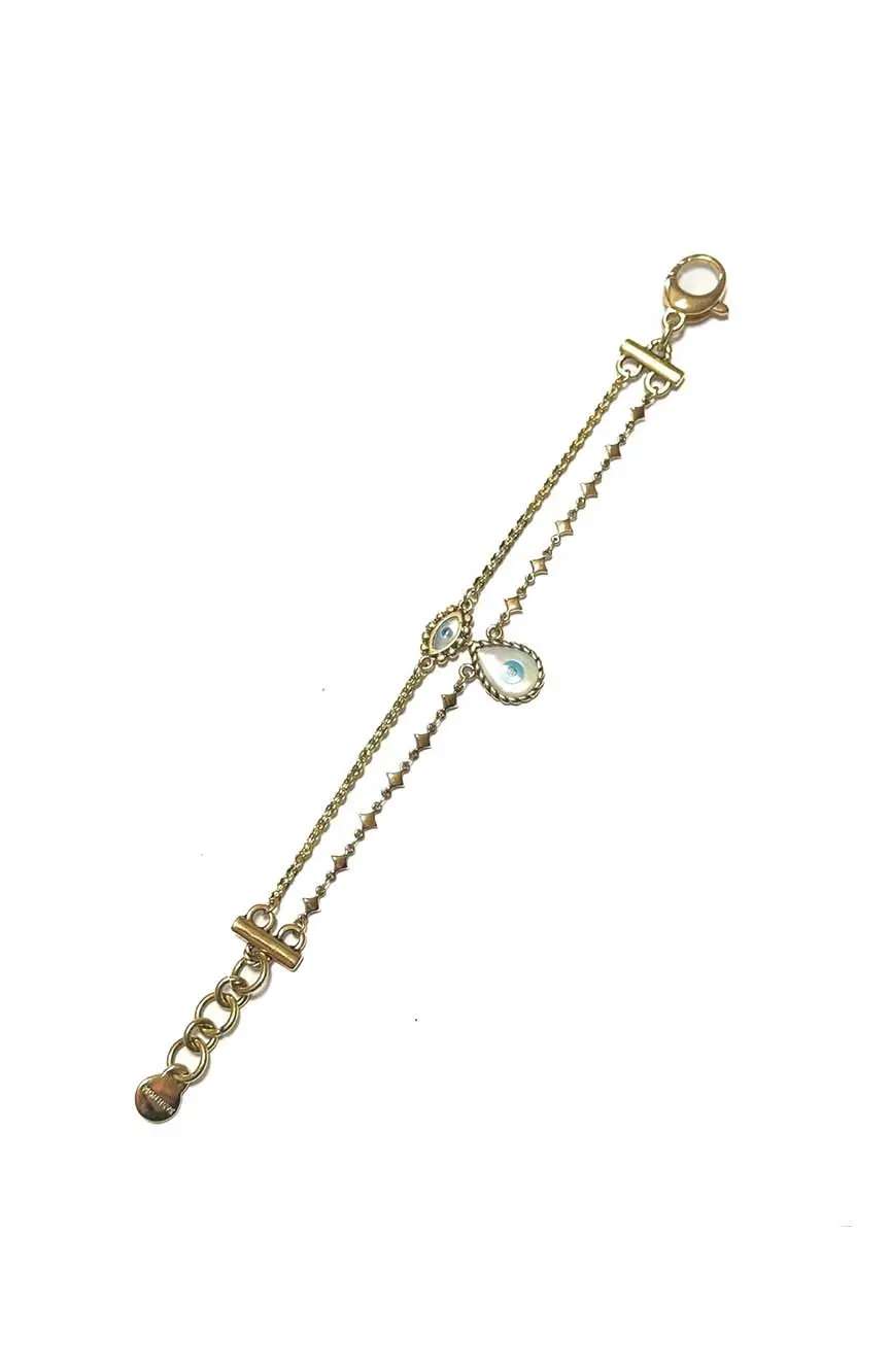 Mon Reve Infinique Evil Eye Multi Chain Bracelet