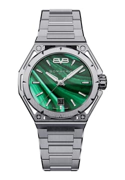 Bomberg EDGE MALACHITE STEEL