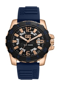 Cat Men Quartz Silicone Watch