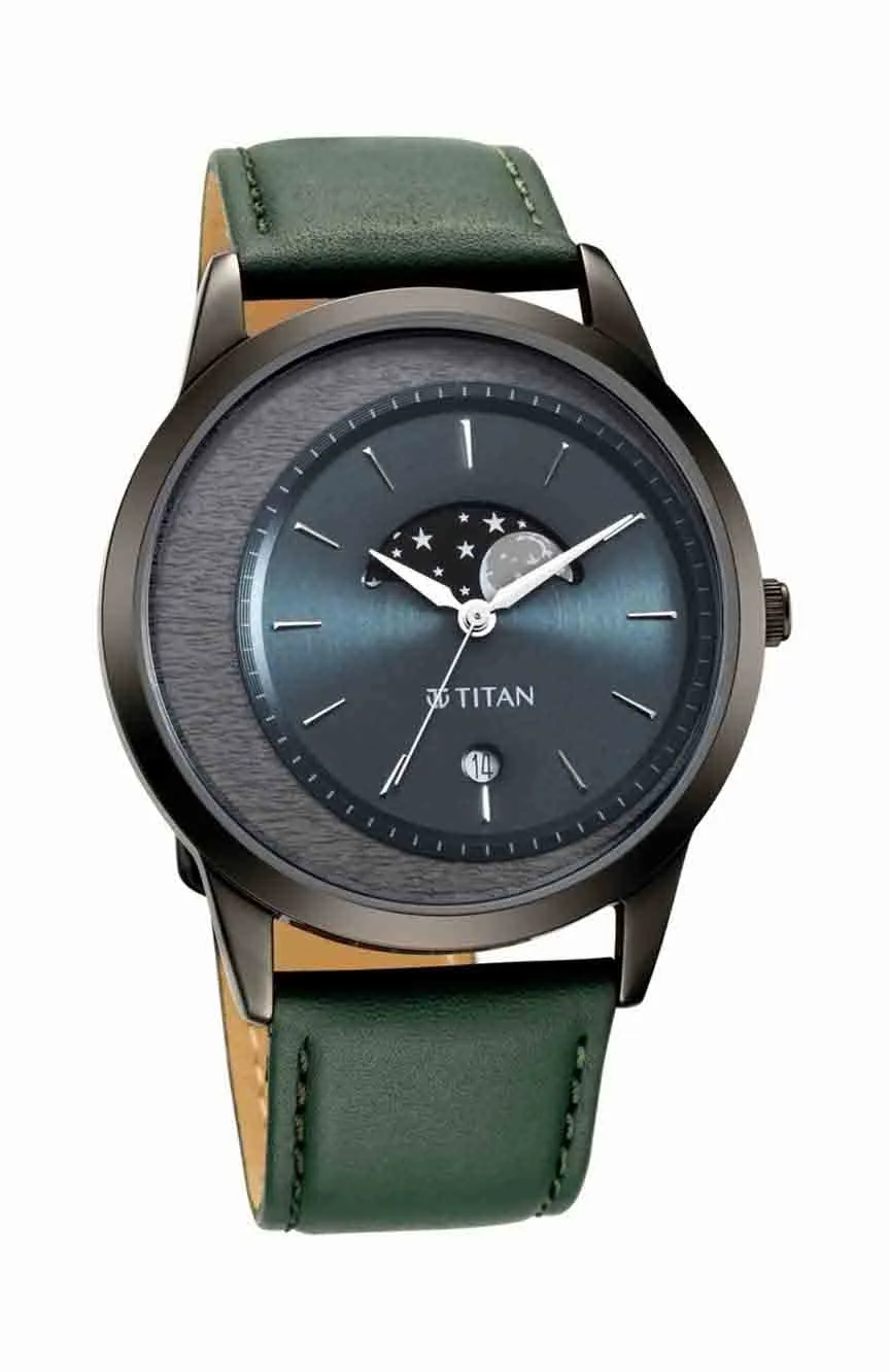 

Titan | Titan Quartz Analog Leather Strap Watch for Men