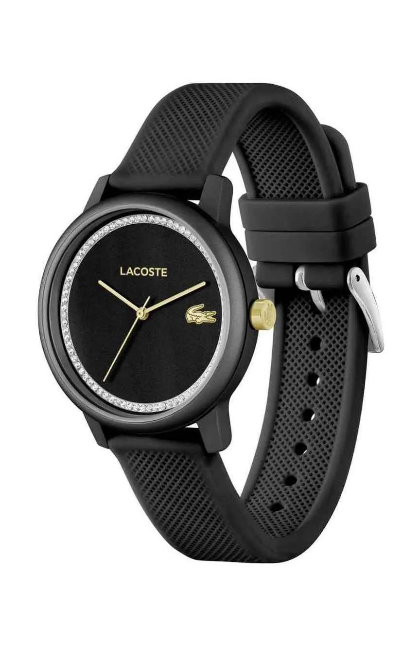 LACOSTE 腕時計 2001310 ブラック【クォーツ】Lady's Lacoste Lacoste.12.12 Go Womens Silicone Quartz Watch
