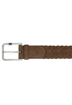 Montblanc 35 mm Belt in Suede with Square Meisterstuck Buckle M