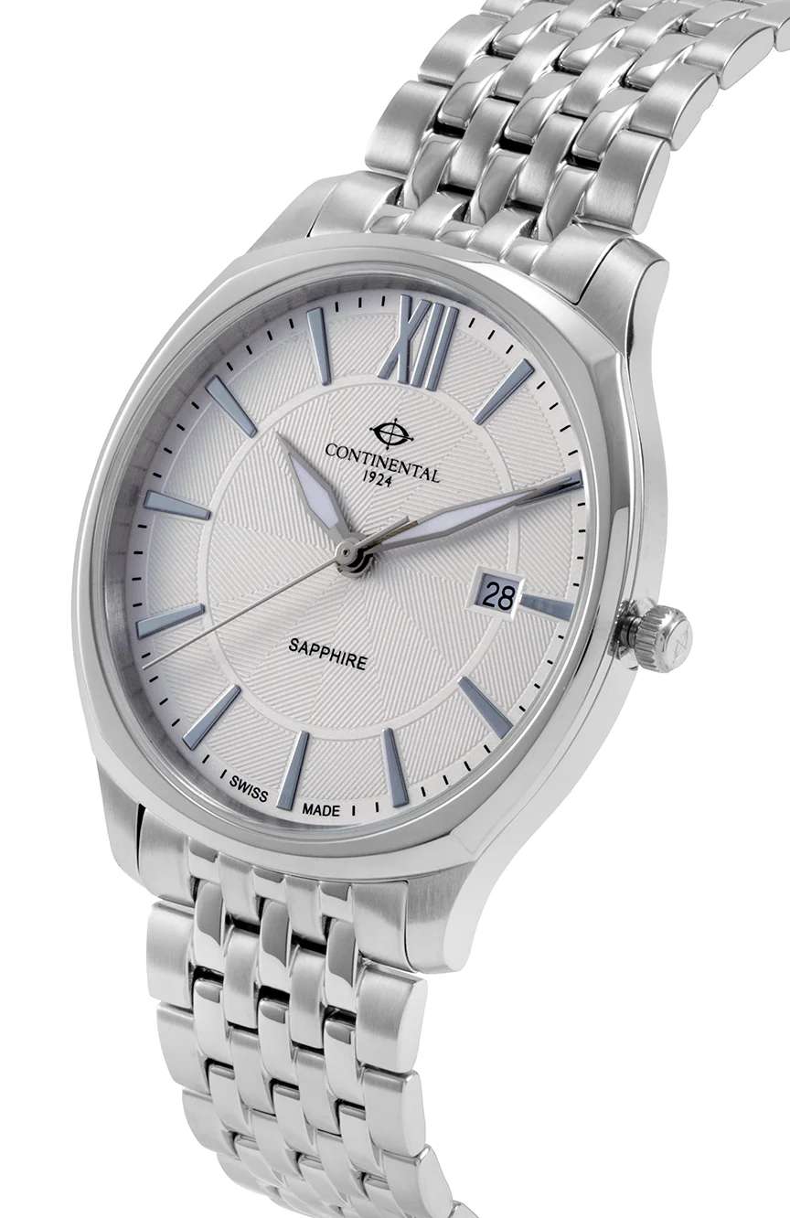 Continental Gents Silver Stainless Steel watch