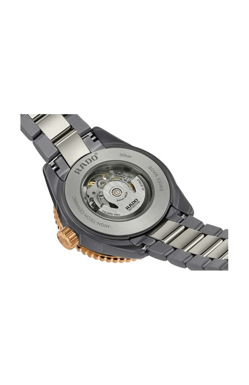 رادو ساعة كابتن كوك هاي تيك سراميك سكيليتون للرجال