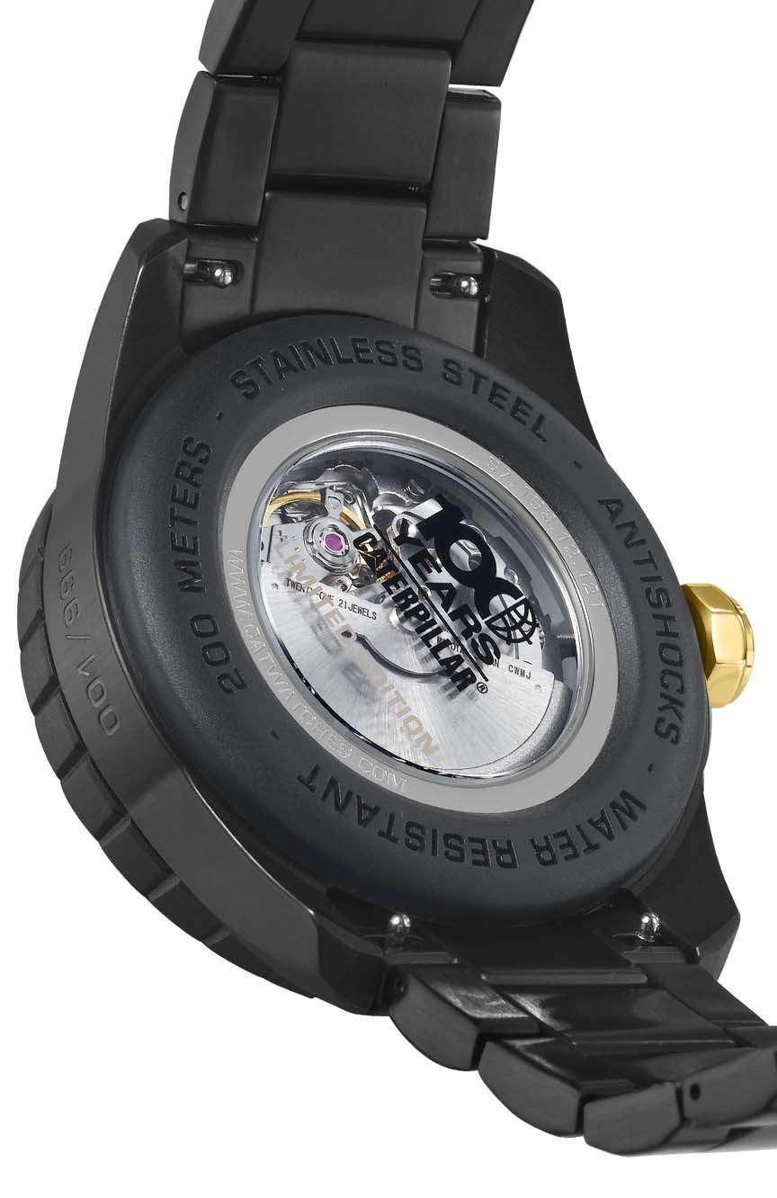 Cat Men Automatic Stainless Steel Watch