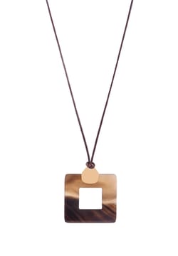 Soyang Paris Square Horn Pendant Necklace