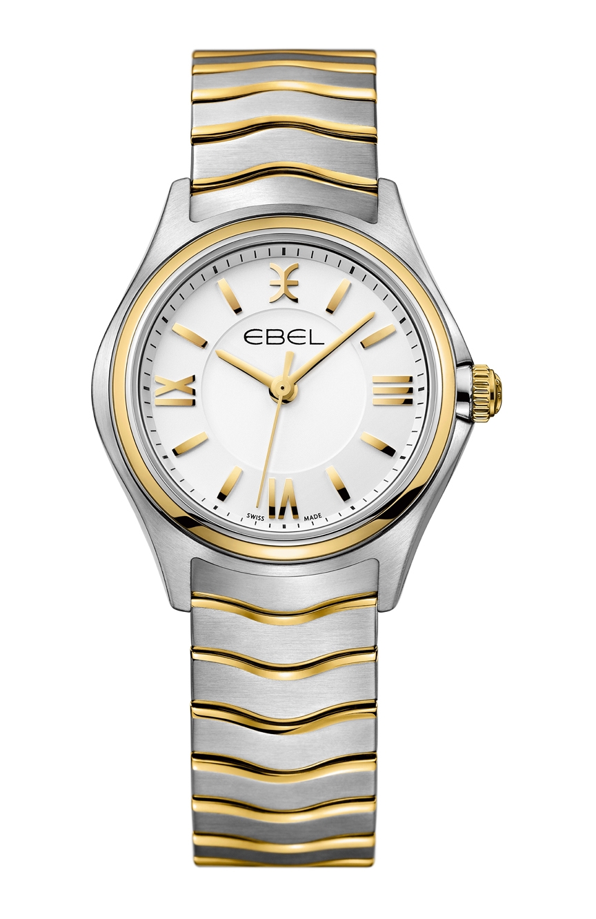 Ebel Womens Wave Quartz 18K Yellow Gold Watch