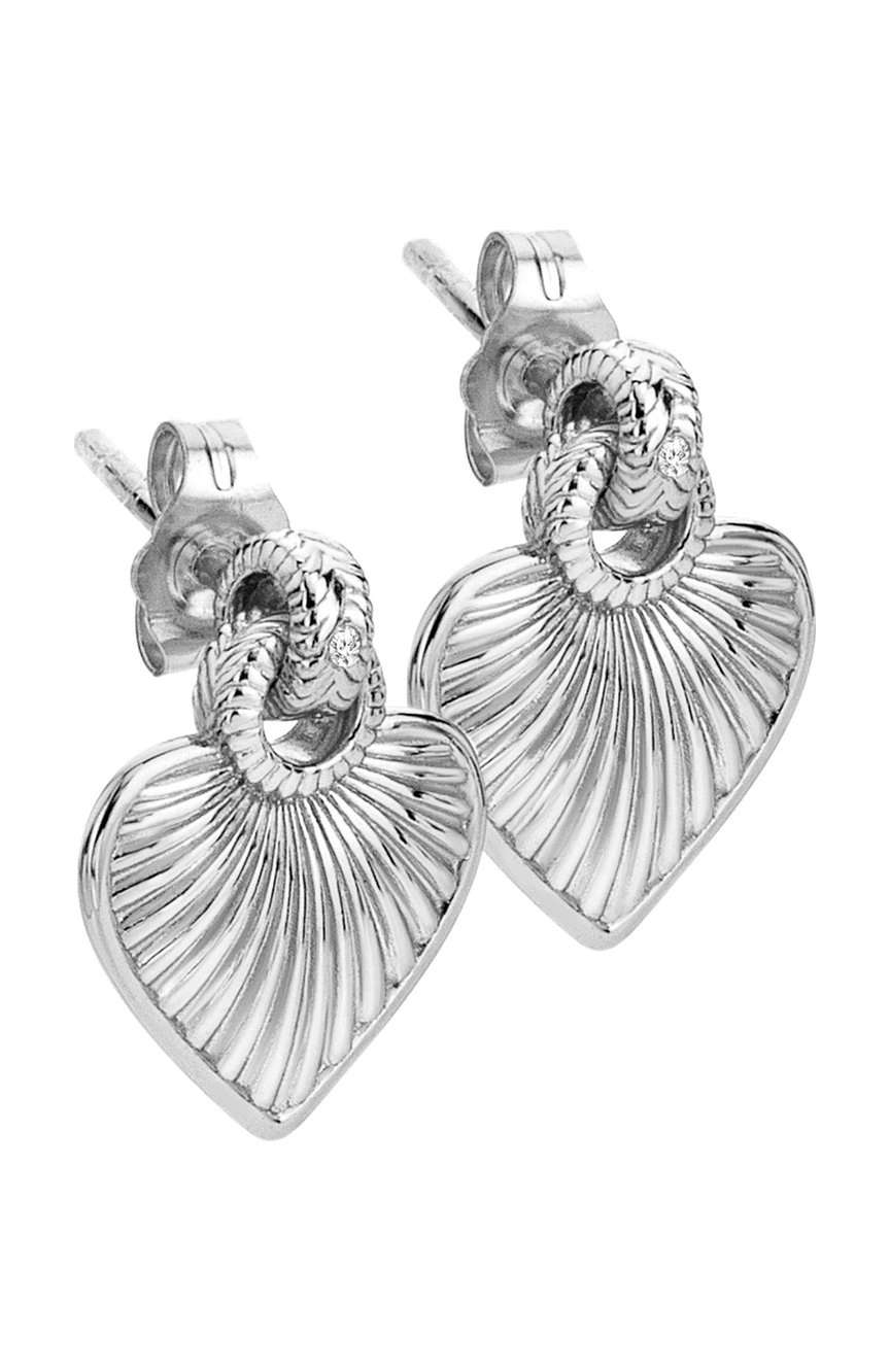 Hot Diamonds Essence Heart Stud Earrings