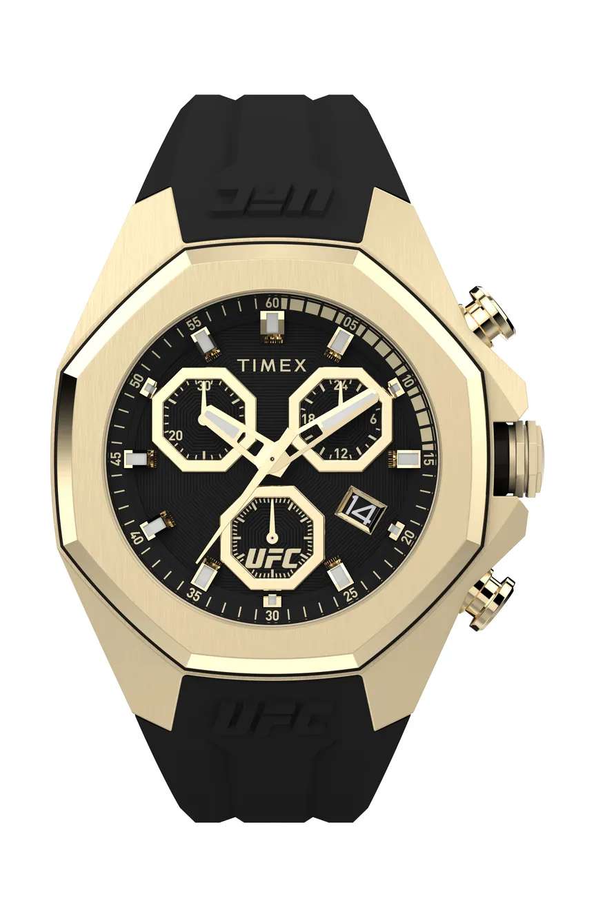 Timex UFC Pro Chronograph 45mm Silicone Strap Watch
