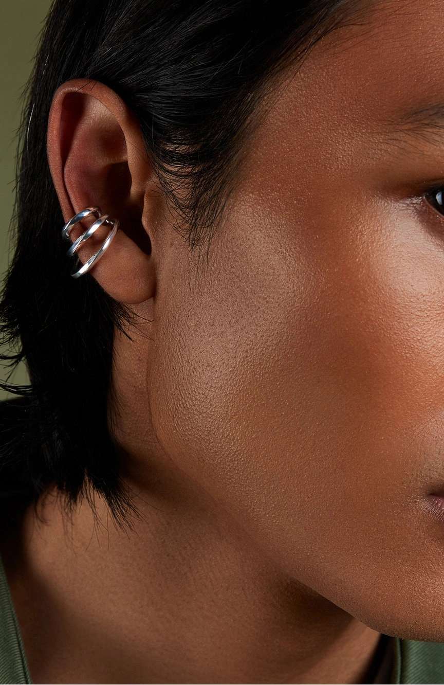 YParis Ridley Silver Earcuff