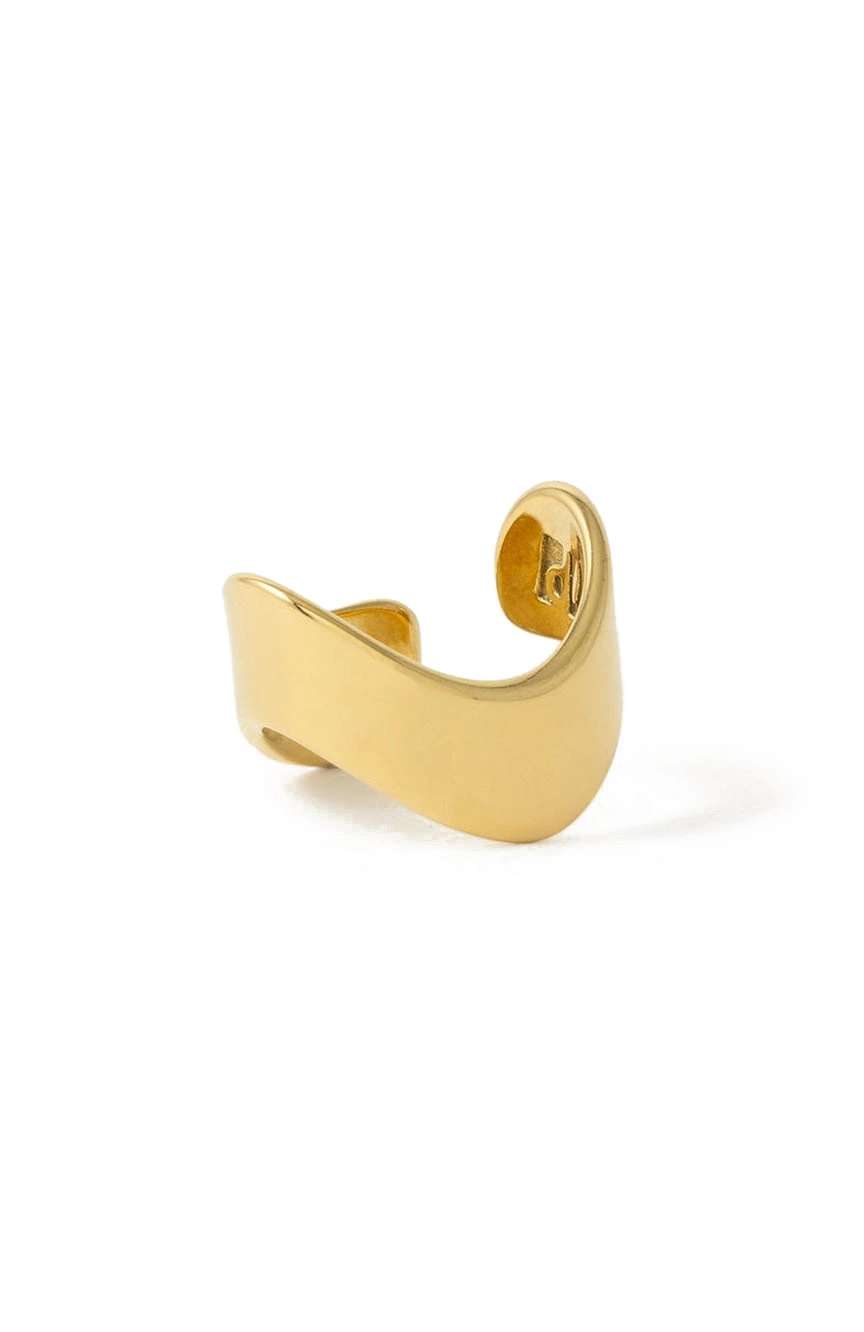 يباريس Wavy Gold Earcuff