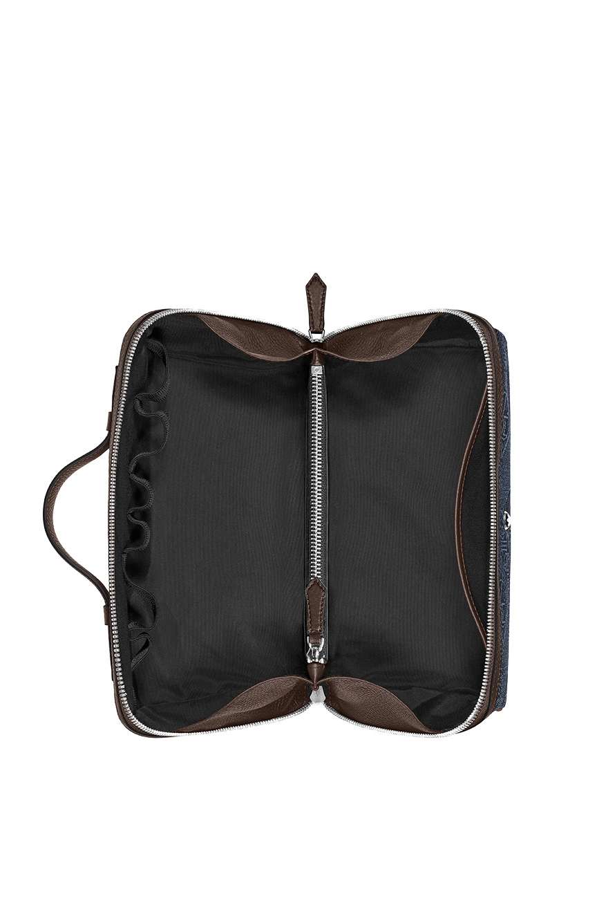Montblanc Toiletry Case In 4810 Denim