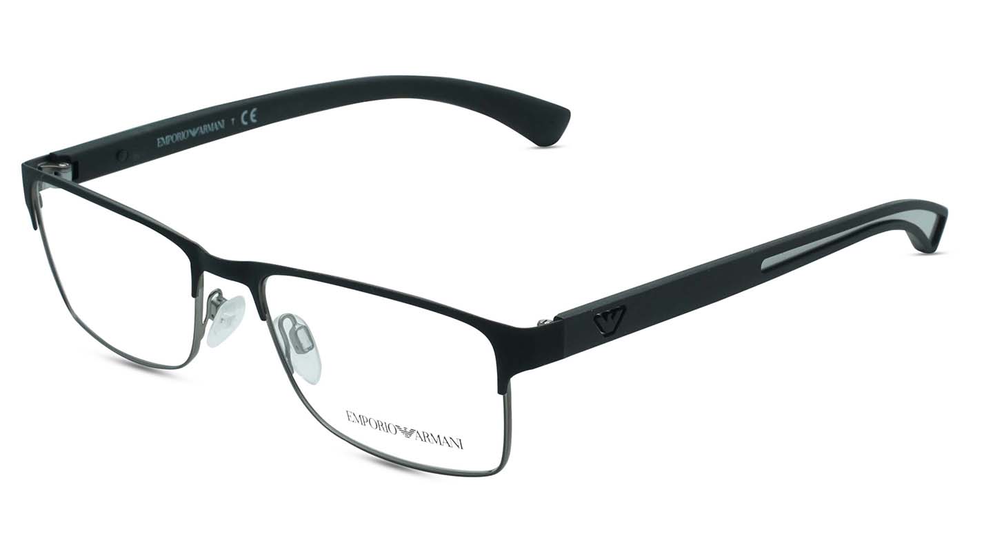 Emporio Armani Men Rectangle Blue Eyeglass | RivoliShop.com