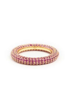 Izabel Display Colorful Ring Pink Gold