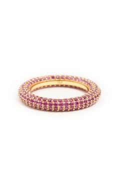 Izabel Display Colorful Ring Pink Gold
