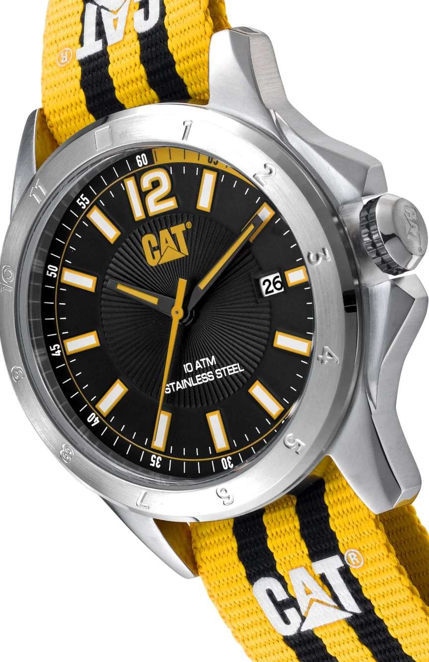 Cat Men's Quartz Nylon Strap Watch