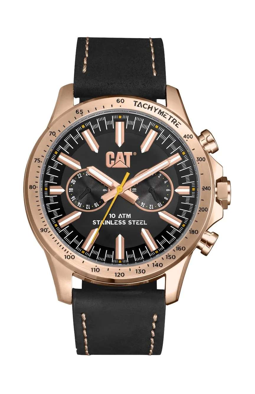 كات ساعة كوارتز بسوار جلدي للرجال