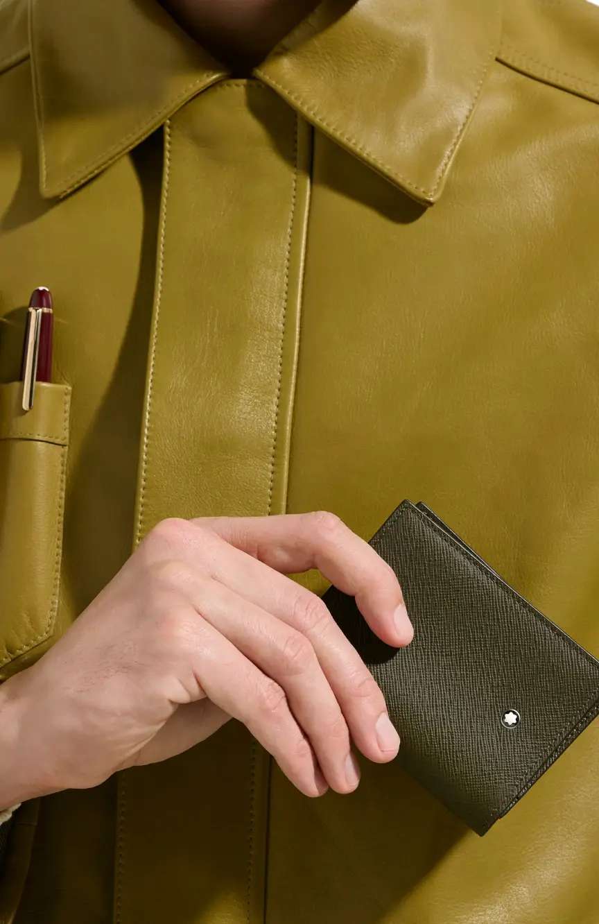 Montblanc Card Holder 4cc in Sartorial Leather