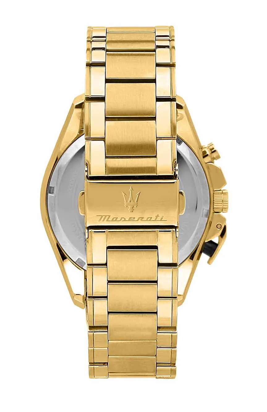 مازيراتي ساعة كوارتز بسوار معدني للرجال