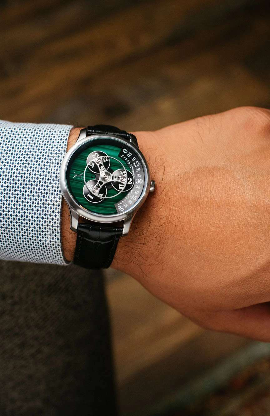 زيريك تريبتيك أوتوماتيك إصدار حجر المالاكيت