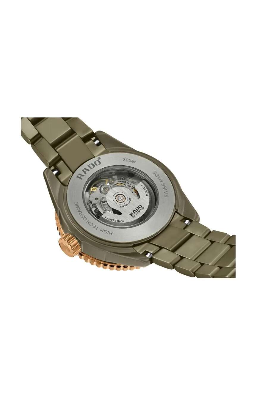 رادو ساعة كابتن كوك هاي تيك سراميك سكيليتون للرجال