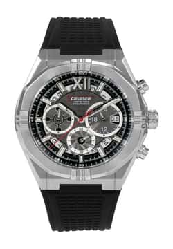 Cruiser Gents Black Silicon Strap watch