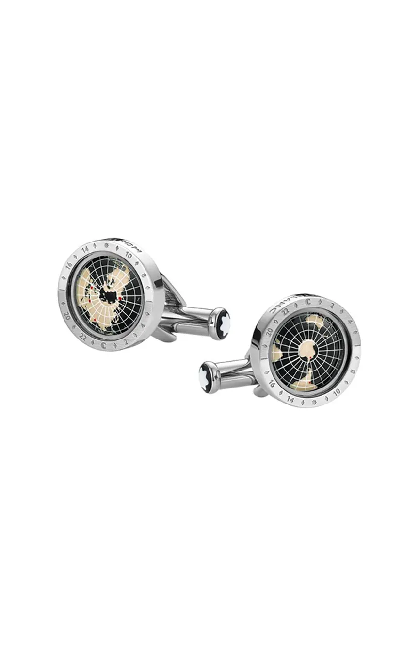 

Montblanc | 1858 Geosphere Cufflinks Black