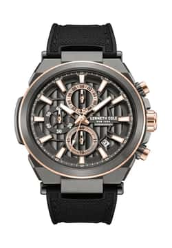 Kenneth Cole ساعة انالوج بسوار سيليكون من كينيث كول للرجال KCWGOGO0065702