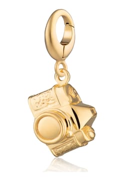 Lily Charmed Gold Plated Vintage Camera Charm