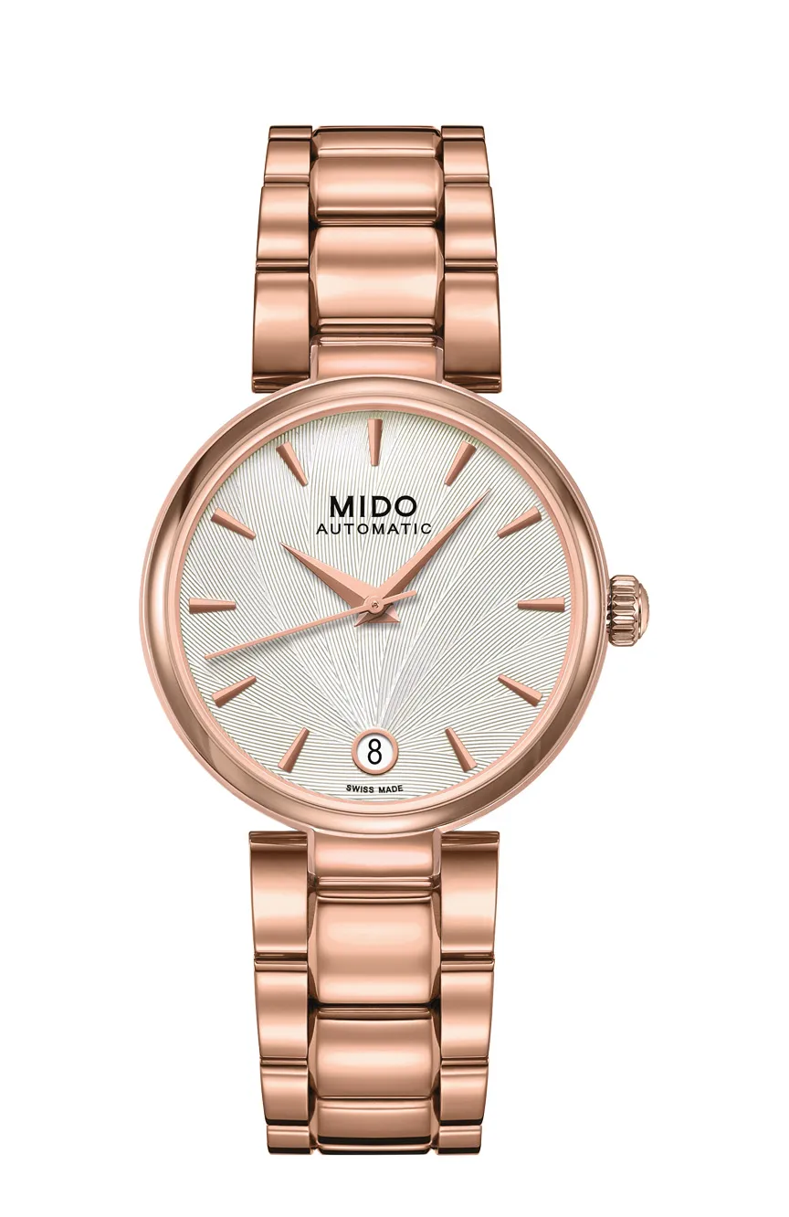 

Mido | BARONC.II/LR/A/ROSA/SILVER DIAL