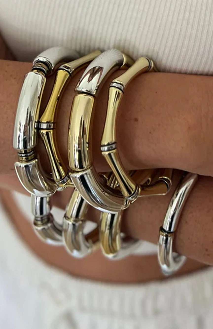 Colette Market Serpenti two tone resin bracelet