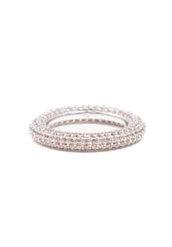 Izabel Display Colorful Ring Beige Silver